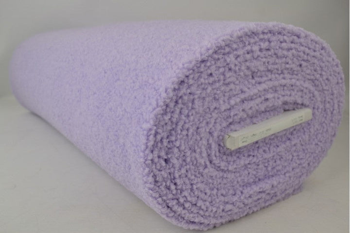 LAVENDEL TEDDYSTOFF MED STREKK - MYKT & VARMEISOLERENDE