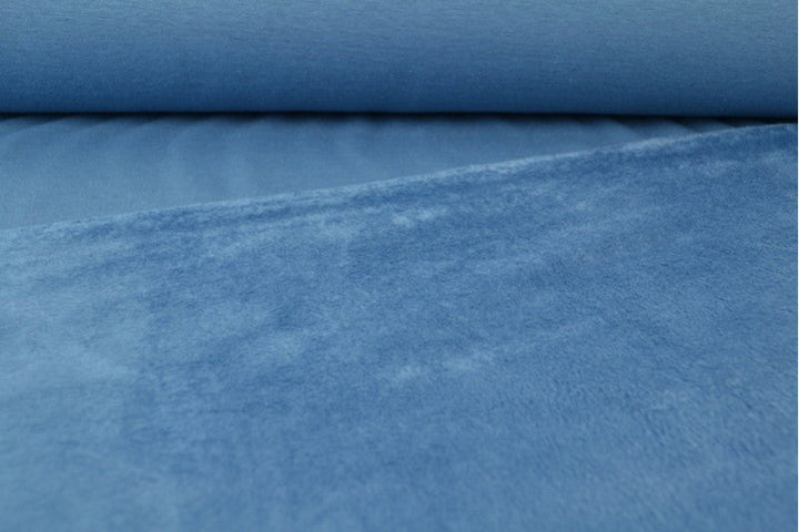 RØD BØRSTET SWEATSTOFF – MYKT SWEATSTOFF MED BØRSTET INNSIDE