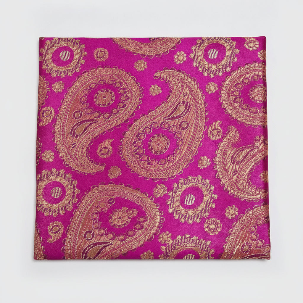 LILLA SATENG JACQUARD STOFF MED PAISLEYMØNSTER (bilde 1 av 3)