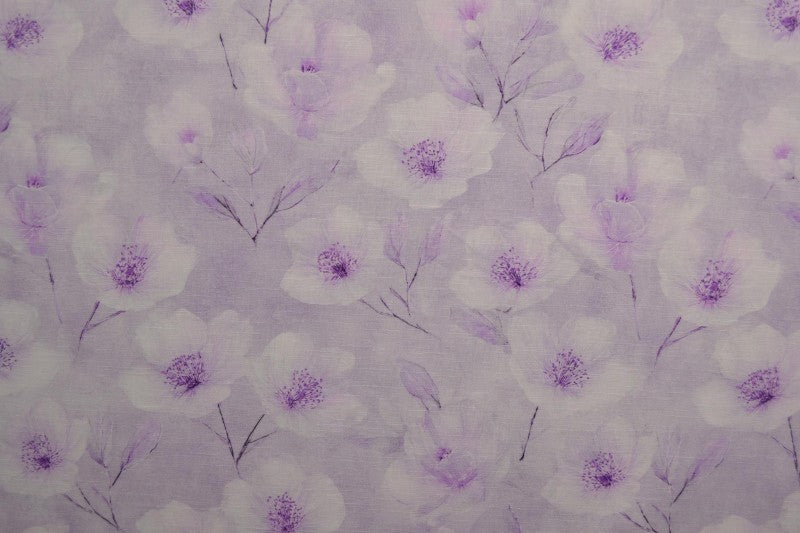 LILLA HØR MED AKVAREL BLOMSTER – nærbillede