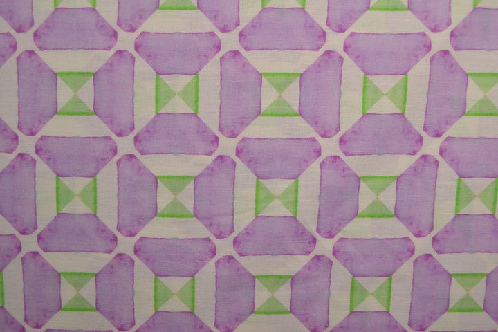 LILLA HØR MED GEOMETRISK MØNSTER – GRØN – på rulle
