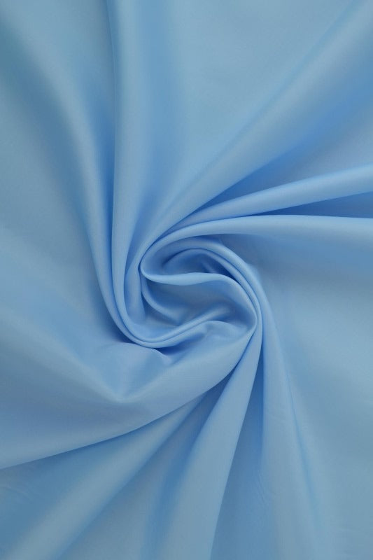 BABY BLÅ POLYESTER FOER – GLAT, LET & LET GLANS