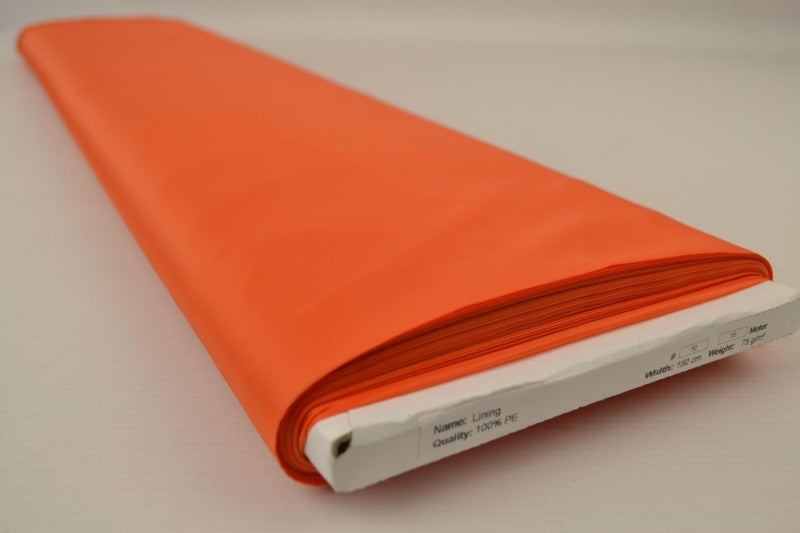ORANGE POLYESTER FOER – GLAT, LET & LET GLANS