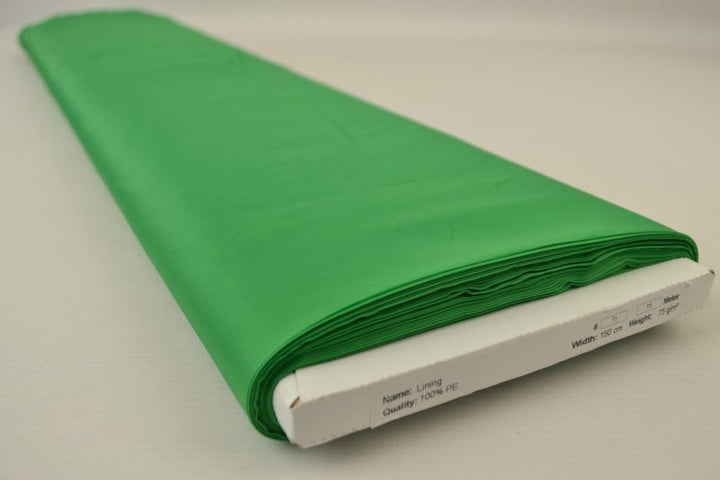 GRØN POLYESTER FOER – GLAT, LET & LET GLANS