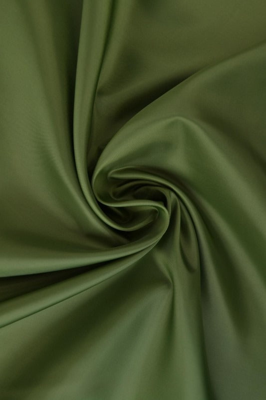 MOSGRØN POLYESTER FOER – GLAT, LET & LET GLANS