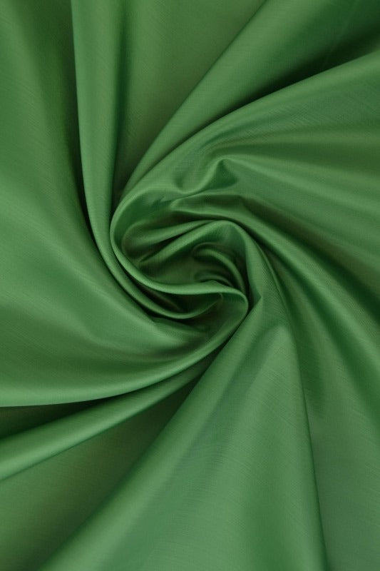 MØRK GRØN POLYESTER FOER – GLAT, LET & LET GLANS