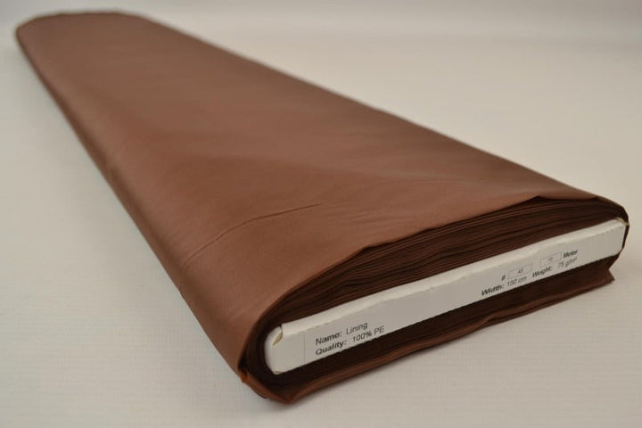 BRUN POLYESTER FOER – GLAT, LET & LET GLANS