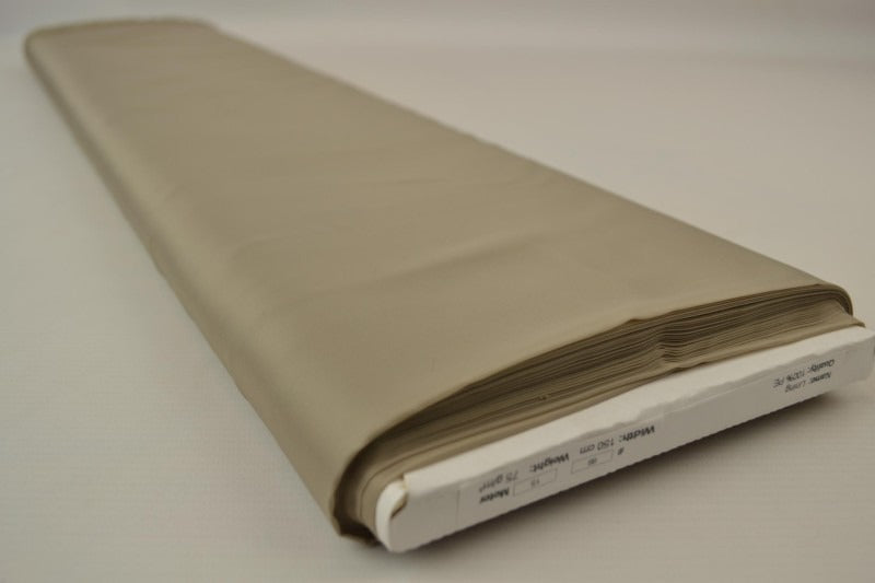 TAUPE POLYESTER FOER – GLAT, LET & LET GLANS