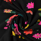 SVART LYCRA STOFF