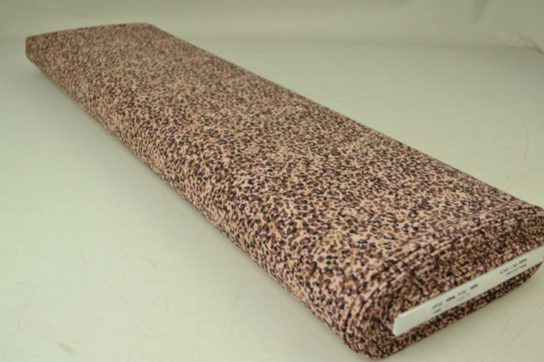 Beige lycra stoff – leopardtrykk, 4-veis strekk & hurtigtørkende (bilde 3 av 3)