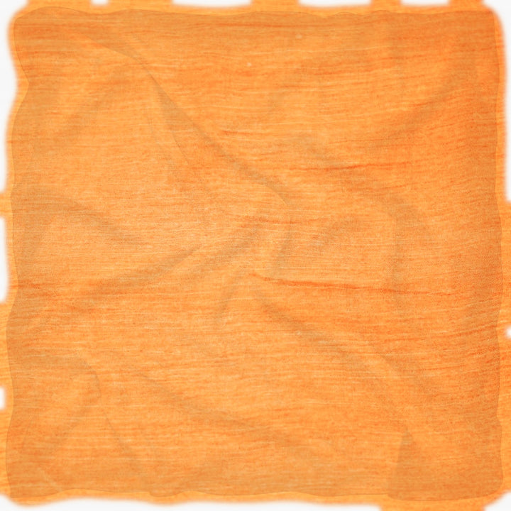 Lys orange silke chiffon stoff (bilde 1 av 9)