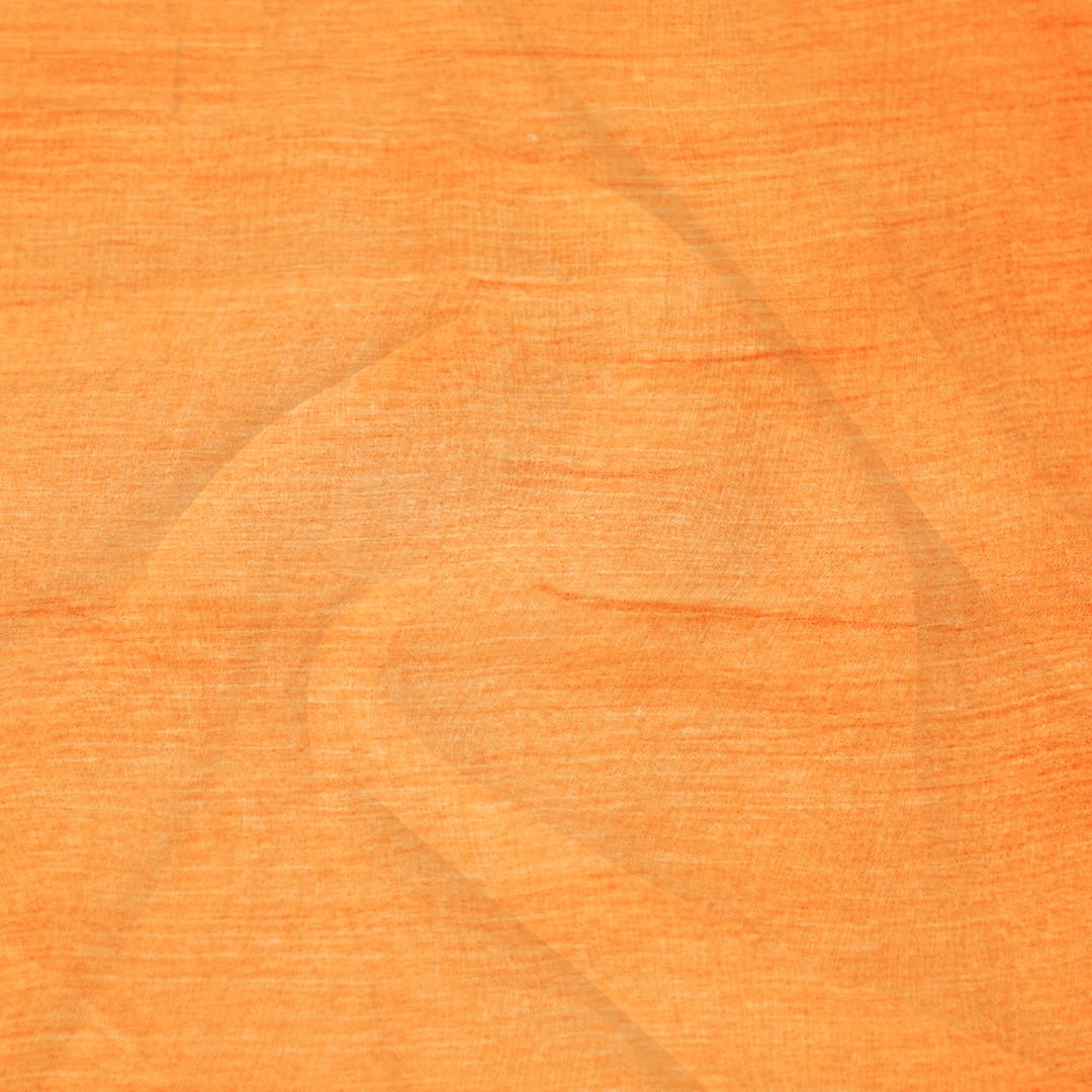 Lys orange silke chiffon stoff (bilde 3 av 9)