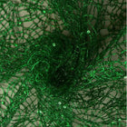 GRØNN NETTING PALJETTSTOFF