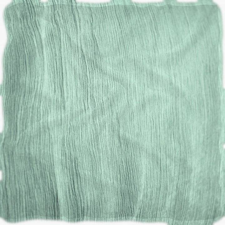Mintgrønt silke chiffon stoff (bilde 1 av 9)