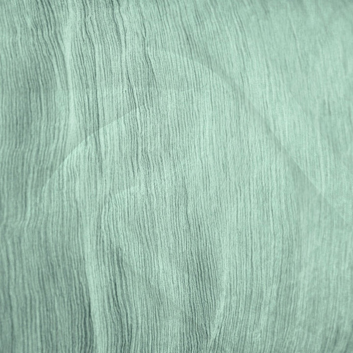 Mintgrønt silke chiffon stoff (bilde 3 av 9)