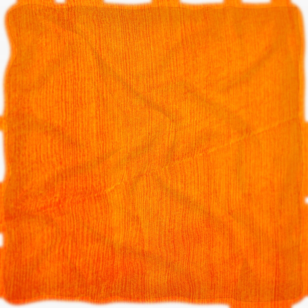 Oransje silke chiffon stoff (bilde 1 av 9)