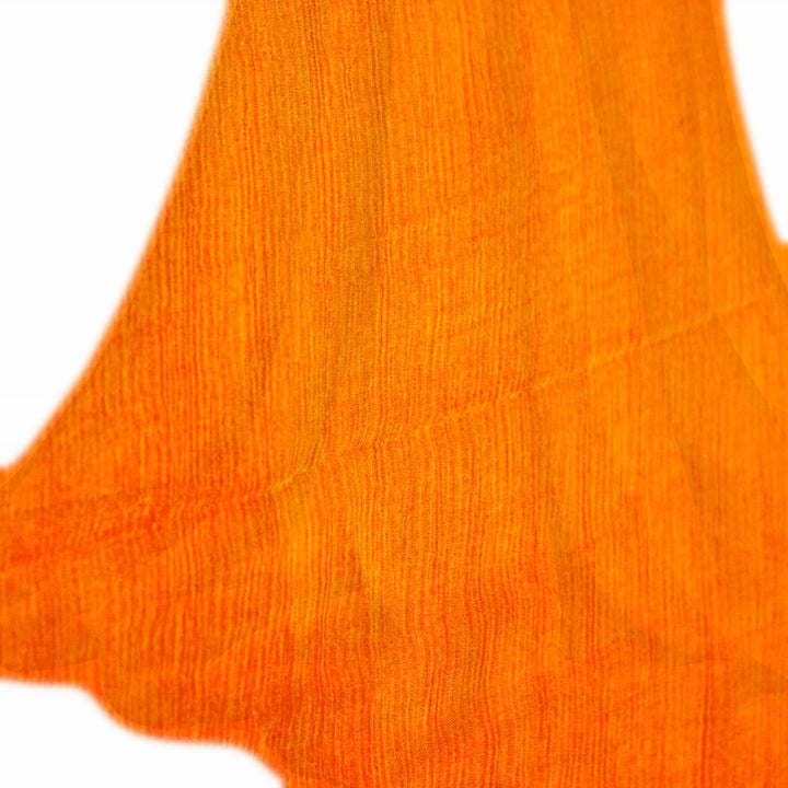 Oransje silke chiffon stoff (bilde 2 av 9)