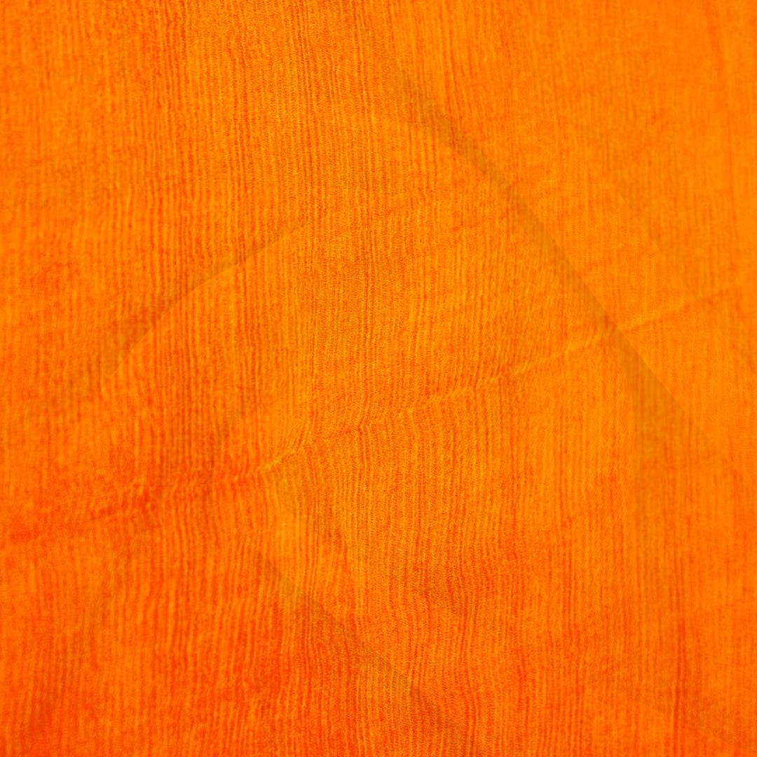Oransje silke chiffon stoff (bilde 3 av 9)