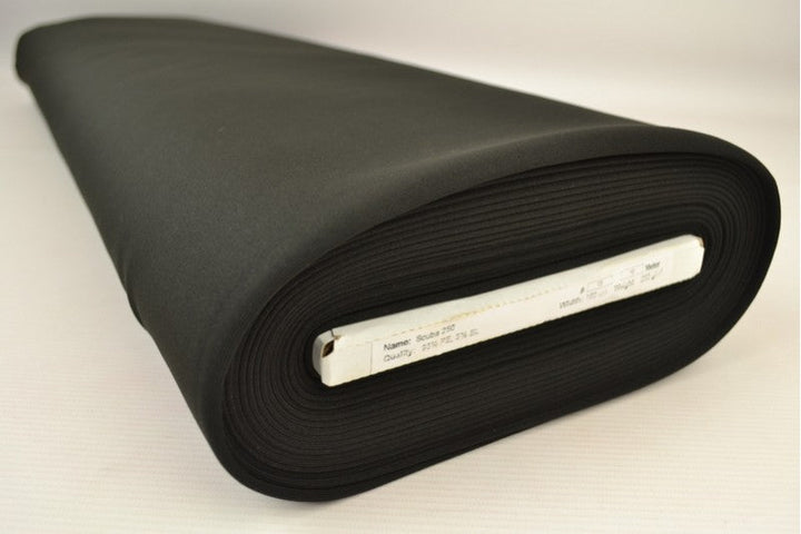 SVART SCUBASTOFF – ELASTISK OG FORMSTABILT MOTESTOFF