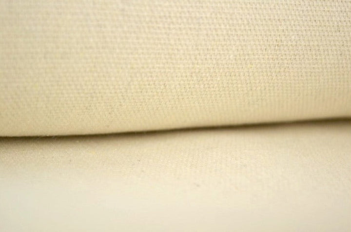 UBLEKET FASTVEVD CANVASSTOFF AV BOMULL - 200 G/M²