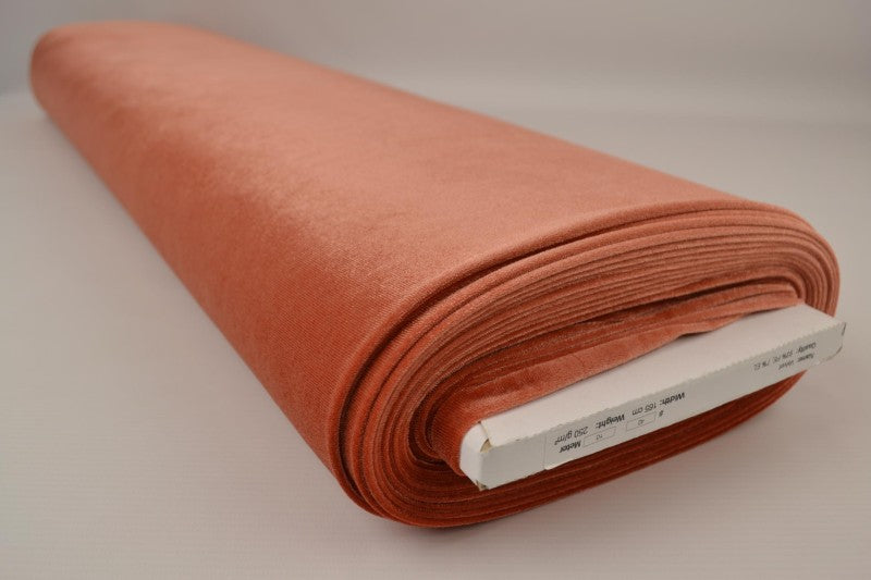 KOBBER VELOUR MED STREKK