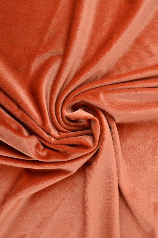KOBBER VELOUR MED STREKK