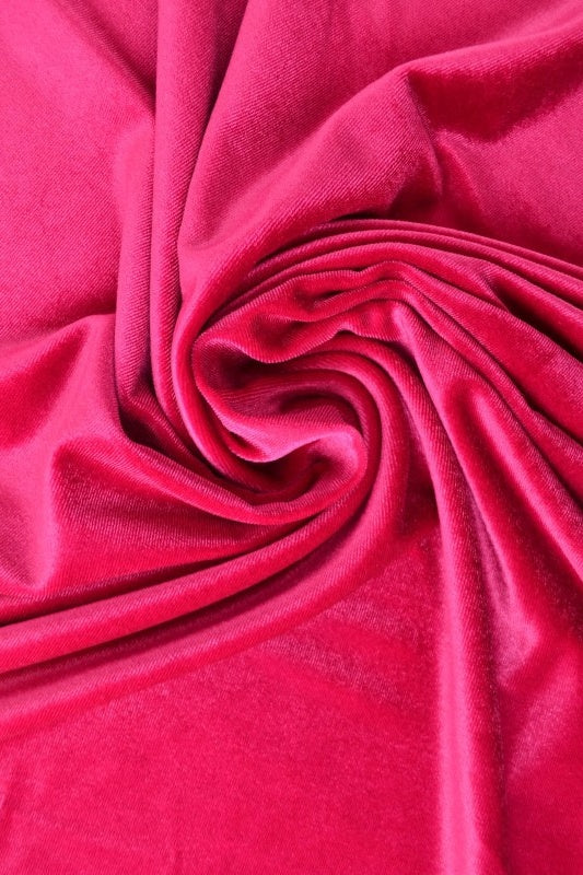 PINK VELOUR MED STREKK