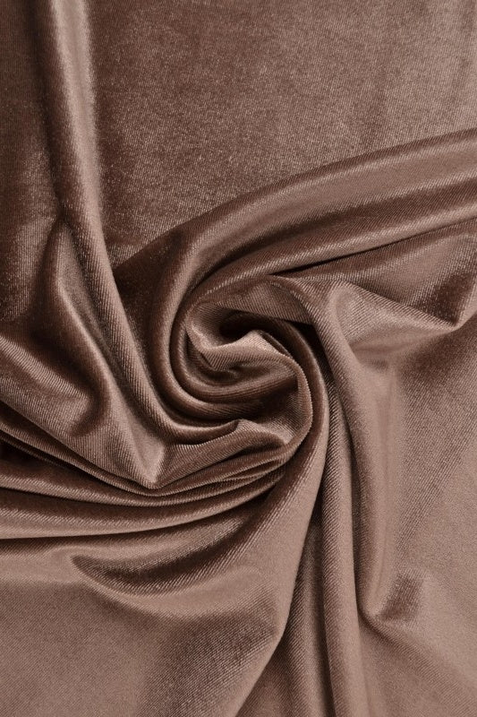 TAUPE VELOUR MED STREKK