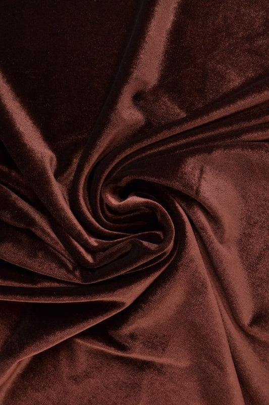 BRUN VELOUR MED STREKK