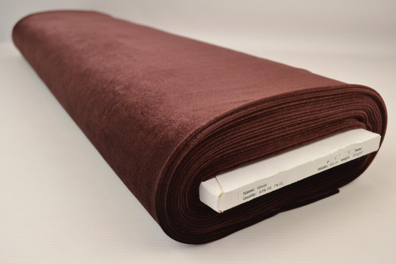 BRUN VELOUR MED STREKK
