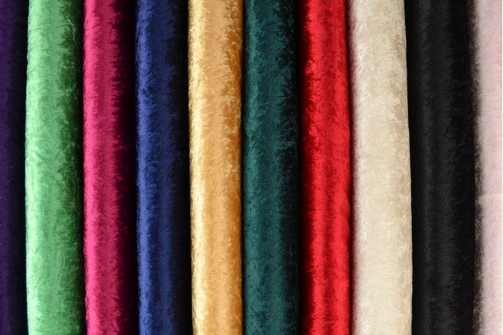 OKERGUL KNUST VELOUR STOFF – STRIKKET, ELASTISK & GLANSFULLT FALL