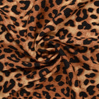 VISKOSESTOFF MED LEOPARDTRYKK