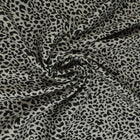 VISKOSESTOFF MED MINI LEOPARDTRYKK