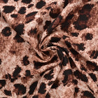 VISKOSESTOFF MED LEOPARDTRYKK