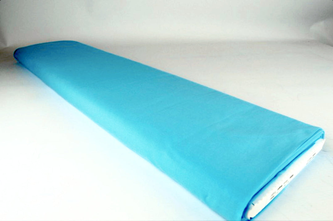 Aqua bomullsvoile stoff – lett, luftig & semitransparent (bilde 2 av 6)
