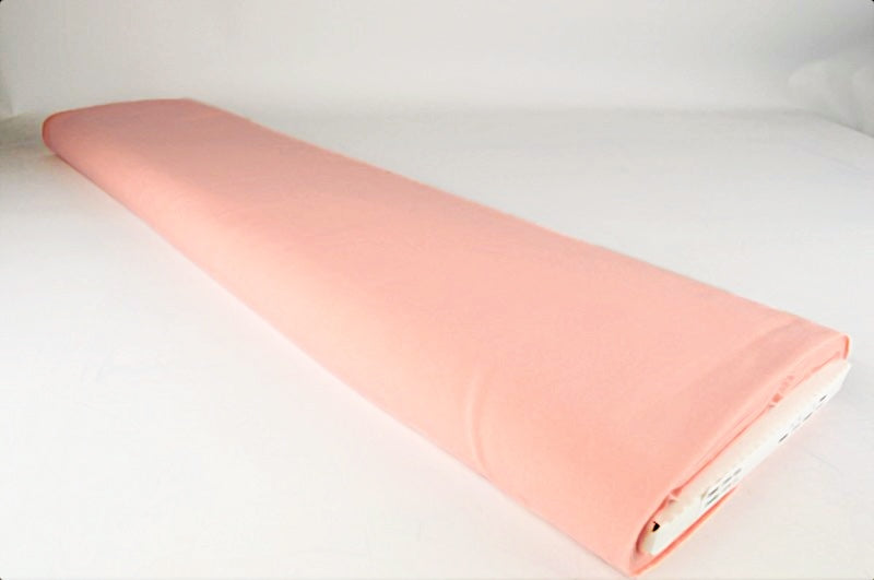 LAKSEFARGET BOMULLSVOILE STOFF – LETT, LUFTIG & SEMITRANSPARENT