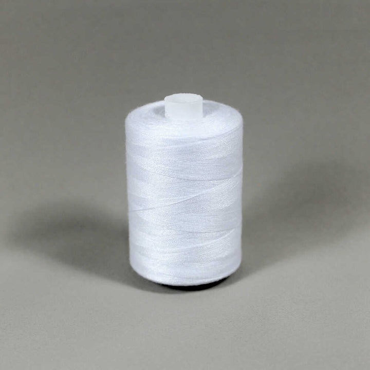 HVIT STERK POLYESTER SYTRÅD